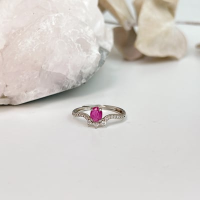 自信魅力/創造幸福-《氣質感無燒紅寶戒指》5