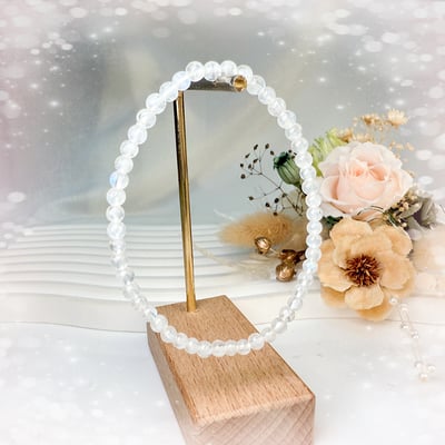 正能量/安穩平靜-《極細白月光素圈手鍊》4