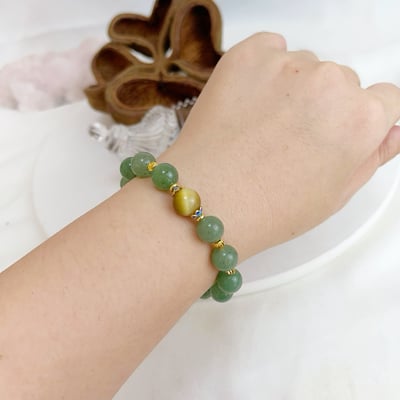 設計款-東菱玉黃虎眼財富手鍊7