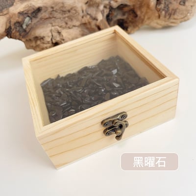 《水晶消磁淨化盒》-原木方形9