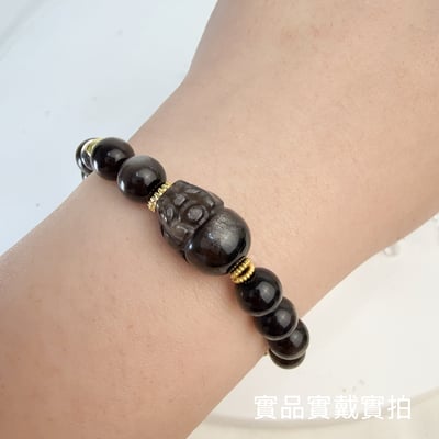 招財/避邪/防小人-《高檔銀曜貔貅設計款手鍊》5
