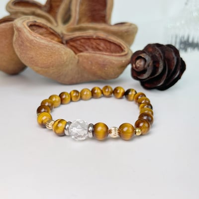 設計款-8mm黃虎眼石手珠手鍊1