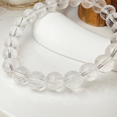 靜心/平衡磁場-《心經白水晶手鍊》3