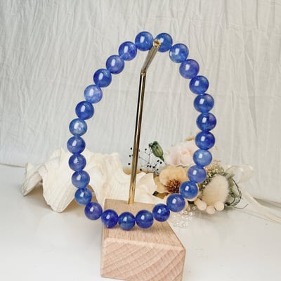 運氣爆棚/和諧能量-《7mm丹泉坦桑石手鍊》4