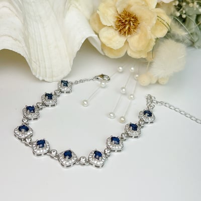 無燒/高貴/藍寶石-《藍寶石珠寶手鍊》5