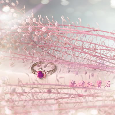 自信魅力/創造幸福-《宮廷風滿鑽無燒紅寶戒指》7