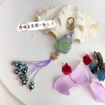 事業寶石/穩定磁場-《原礦綠螢石吊飾》2