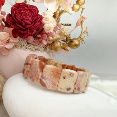 吉祥富貴/養顏美容-《菊花珊瑚玉手排》13