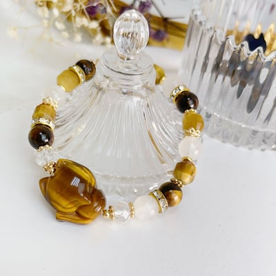 財富/事業/防小人-《虎眼石狐狸水晶手鍊》4