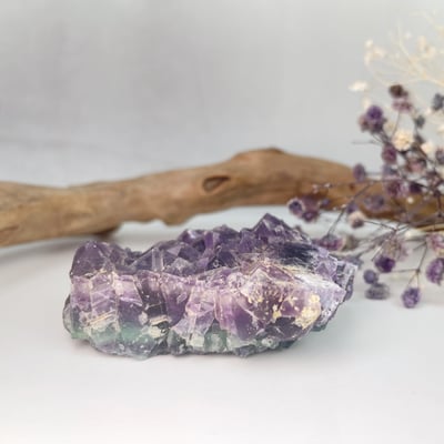 雙色螢石原礦-12