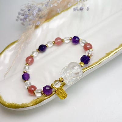 白拓帕貔貅水晶手鍊2