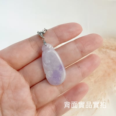 招財納福/擋煞平安-《紫羅蘭緬甸玉如意項鍊》6