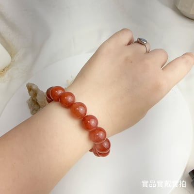 精品級-《冰飄南紅瑪瑙手鍊》5
