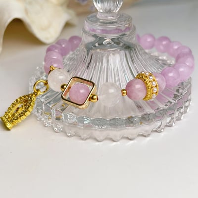 貴人/心靈能量/擋煞-《紫鋰輝白幽靈金剛杵手鍊》3