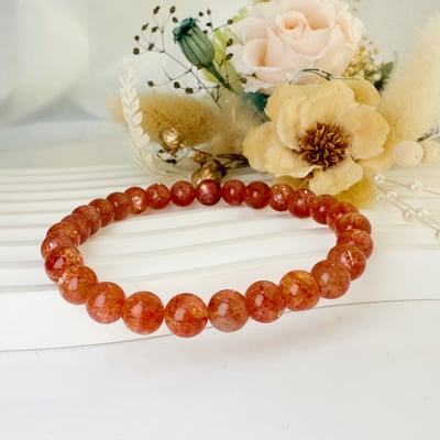 正能量/旺運勢/招財-《6.5mm星光晶點金太陽手鍊》2