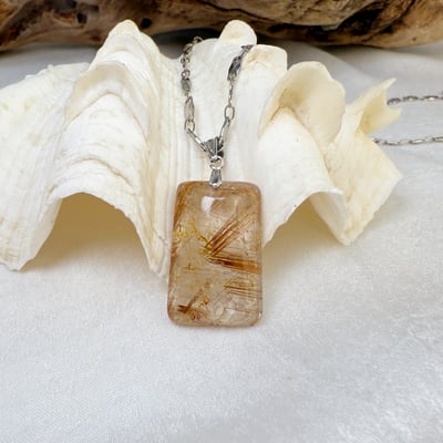 健康/招財-《原礦紅銅鈦項鍊》34