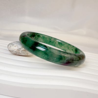 平安健康/心靈能量-《非洲翠飄花手鐲》A22