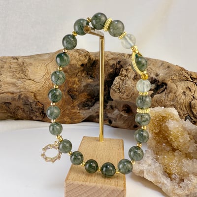 事業/正能量/穩定-《綠髮晶環鑽手鍊》4