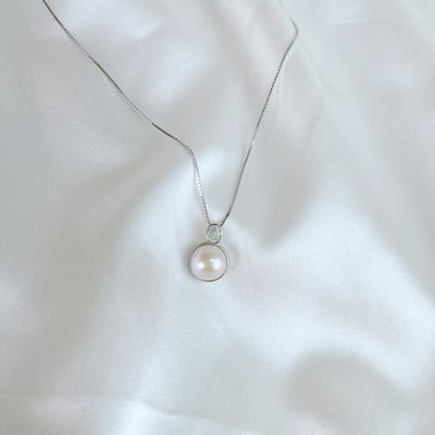 珠寶級天然珍珠-《簡約設計 珍珠項鍊》3