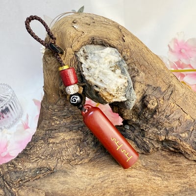 平安/擋煞/好運-《上上籤硃砂吊飾》4