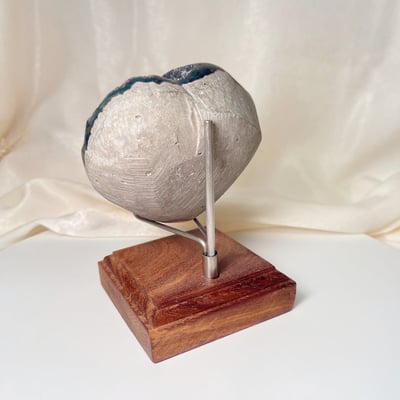 稀有變種紫晶瑪瑙紋路水晶座3