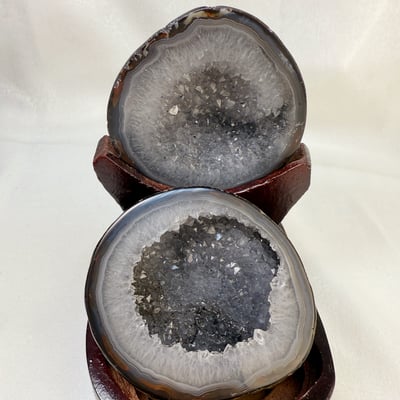 聚財/聚氣/高磁場-《瑪瑙晶洞聚寶盆擺件》6