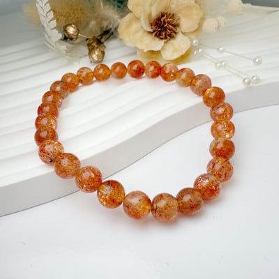 正能量/旺運勢/招財-《7mm星光晶點金太陽手鍊》3