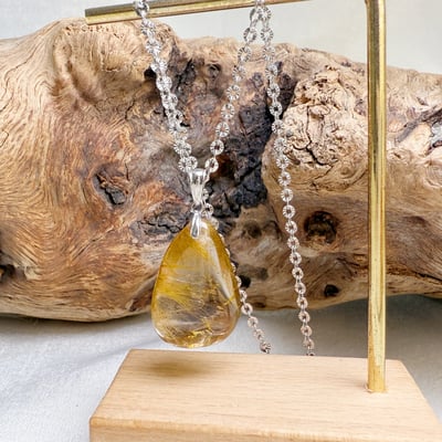 招財/高磁場-《原礦鈦晶項鍊》72