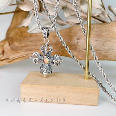 靈性/直覺-《馬島彩色月光十字金剛項鍊》3