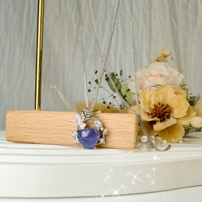 運氣爆棚/和諧能量-《丹泉石愛心珠寶項鍊》4