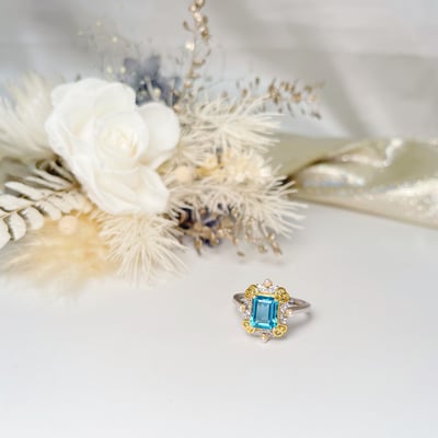 長型拓帕石戒指5