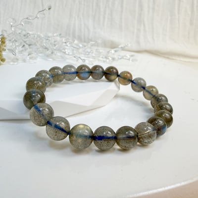 擋煞/沉穩/堅定-《9mm彩色高光拉長石手鍊》3