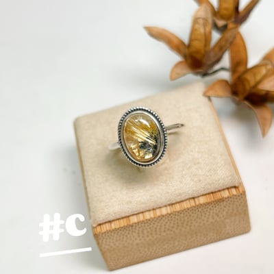 精品級/礦母滿絲料-《板絲礦母鈦晶戒指》5