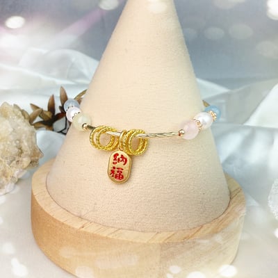 好氣色/好人緣/正能量-《摩根石銅管小珍珠手鍊》4