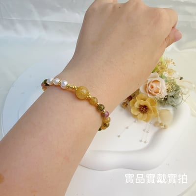 健康/財富-《鈦晶珍珠碧璽手鍊》5