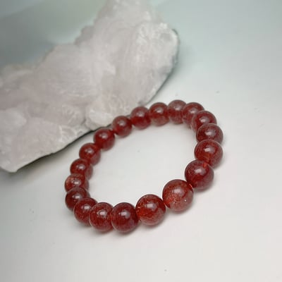 招人緣/招桃花/好運氣-《星光晶點草莓晶手鍊》6