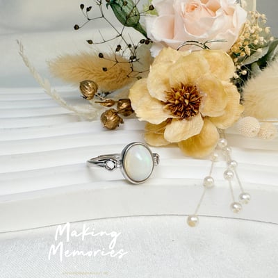 高遊彩/經典款-《橢圓遊彩蛋白石戒指》4