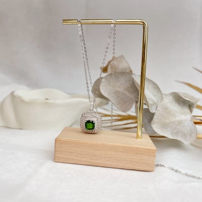 綠透輝石鑽圈戒指6