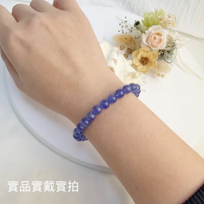 運氣爆棚/和諧能量-《7mm丹泉坦桑石手鍊》6