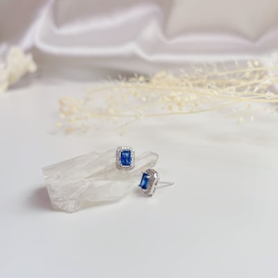 輕奢珠寶～藍晶石耳環3