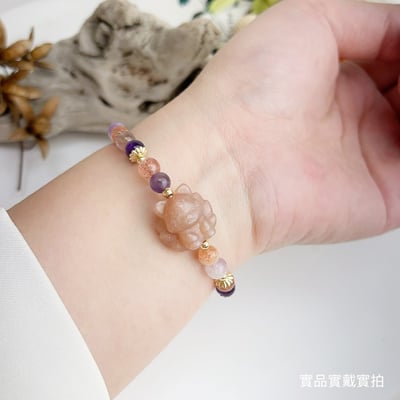 全方位功效/狐狸-《橙月光九尾狐多寶水晶手鍊》6