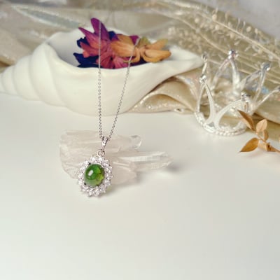 蛋面綠碧璽項鍊6