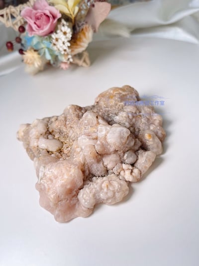 櫻花瑪瑙帶皮帶紫原礦片5