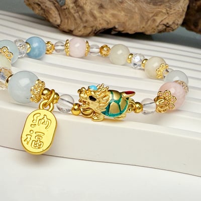 好氣色/好人緣/正能量-《龍龜摩根石手鍊》2