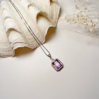 精品紫黃晶項鍊2