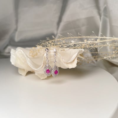 輕奢珠寶紅寶耳環4