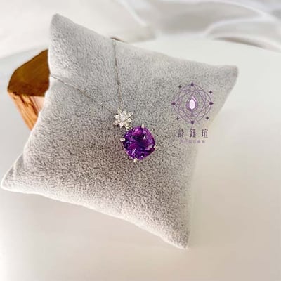 鑽花紫水晶項鍊3