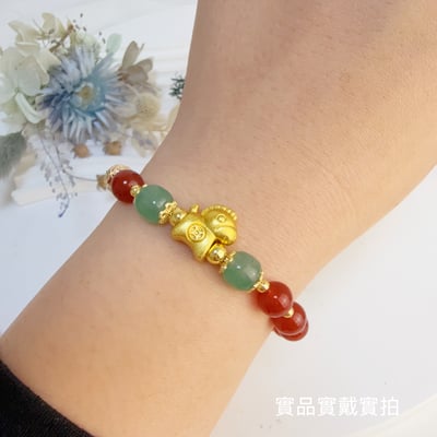健康/平安-《馬上有錢紅玉髓手鍊》5