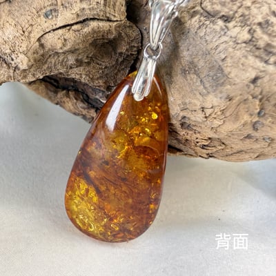 避邪擋煞/招財納福-《頂級透花黃金花珀·琥珀項鍊》5