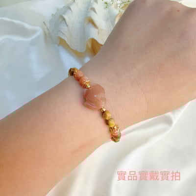 旺運勢/正能量-《橙月光狐狸金太陽虎眼手鍊》5